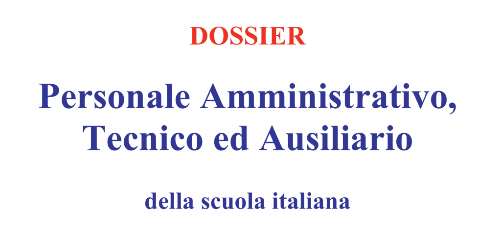 Dossier 2005 Personale Amministrativo, Tecnico ed Ausiliario
