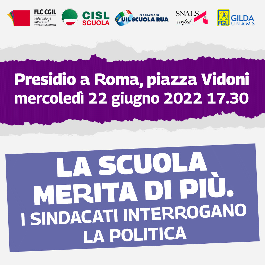 I sindacati interrogano la politica: il presidio di piazza Vidoni a Roma