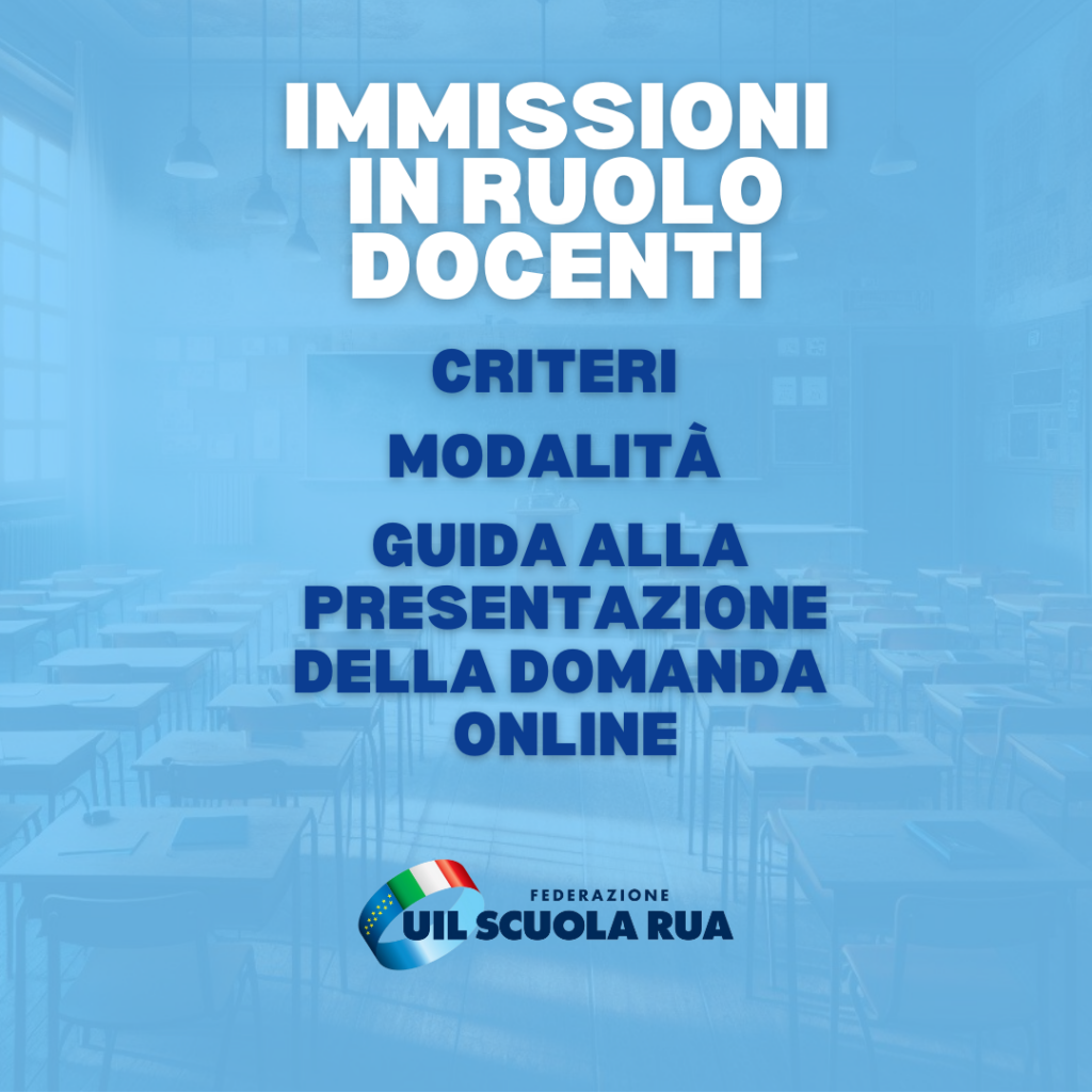 Immissioni in ruolo 2024/25, criteri, modalità e guida alla presentazione della domanda online