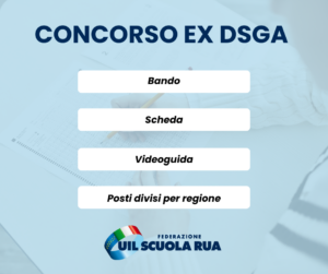 CONCORSO EX DSGA SCHEDA UIL SCUOLA