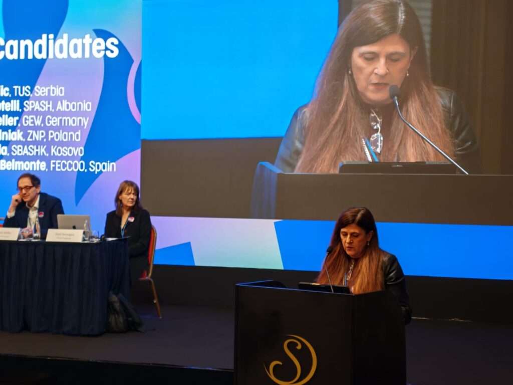 Rossella Benedetti è la Presidente del Comitato Donne della Confederazione Europea dei Sindacati (CES)