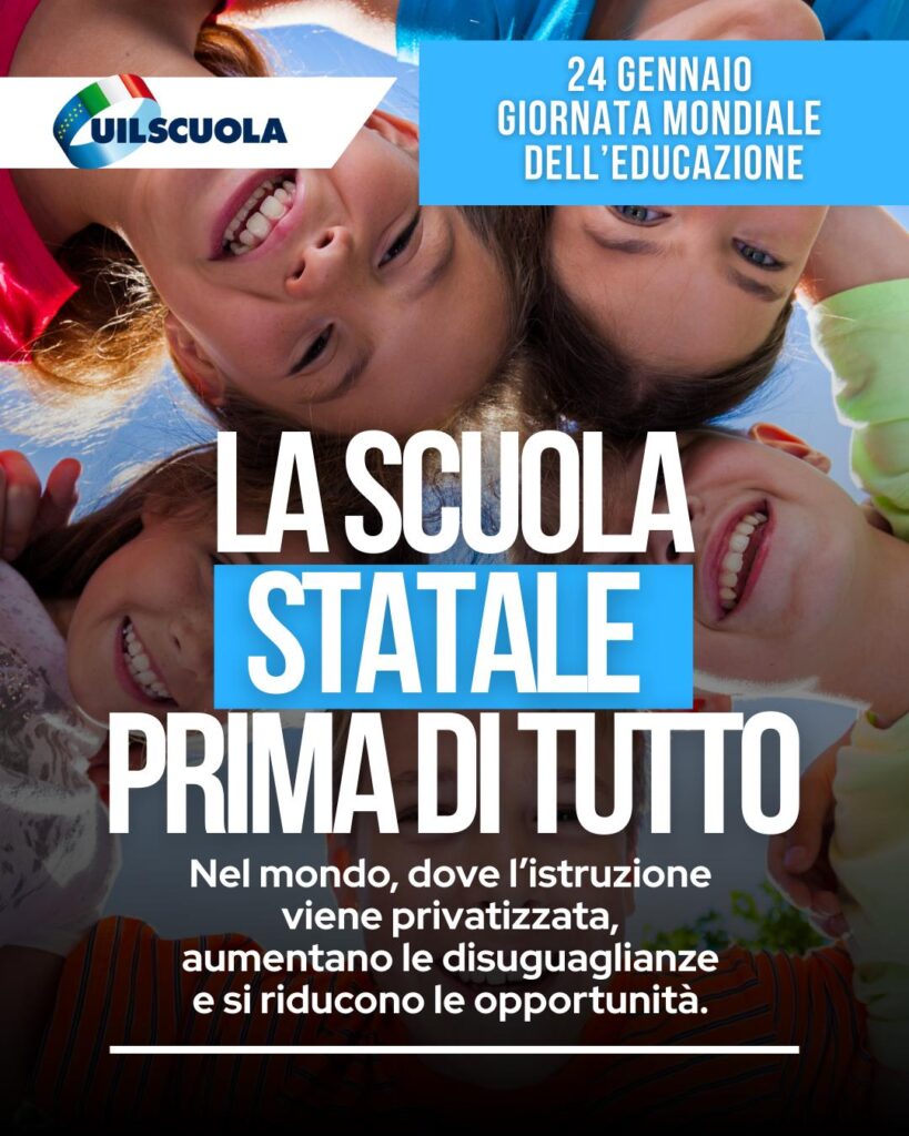 Giornata Mondiale dell’Educazione, D’Aprile: “Il diritto allo studio si difende rafforzando la scuola statale”