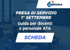 PRESA DI SERVIZIO 1 SETTEMBRE