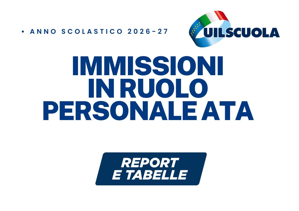 Immissioni in ruolo ATA 2026/2027: coperto appena un posto su tre