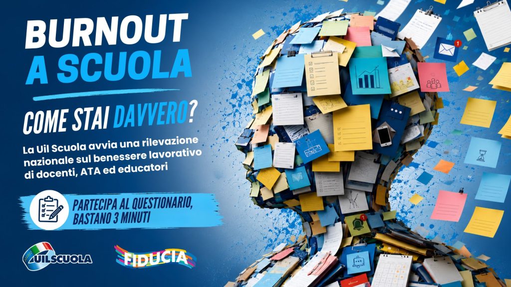La UIL Scuola lancia il questionario su burnout e salute mentale